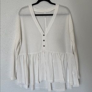 Thermal Baby Doll Long Sleeve